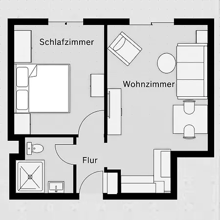 Inselkoje - Gemuetliche Und Familienfreundliche 2 Zimmer Wohnung Mit Parkplatz 아파트